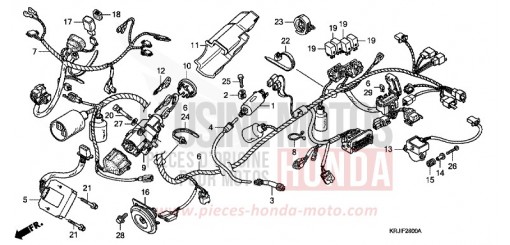 WIRE HARNESS (FES1253-5) (FES1503-5) FES1255 de 2005